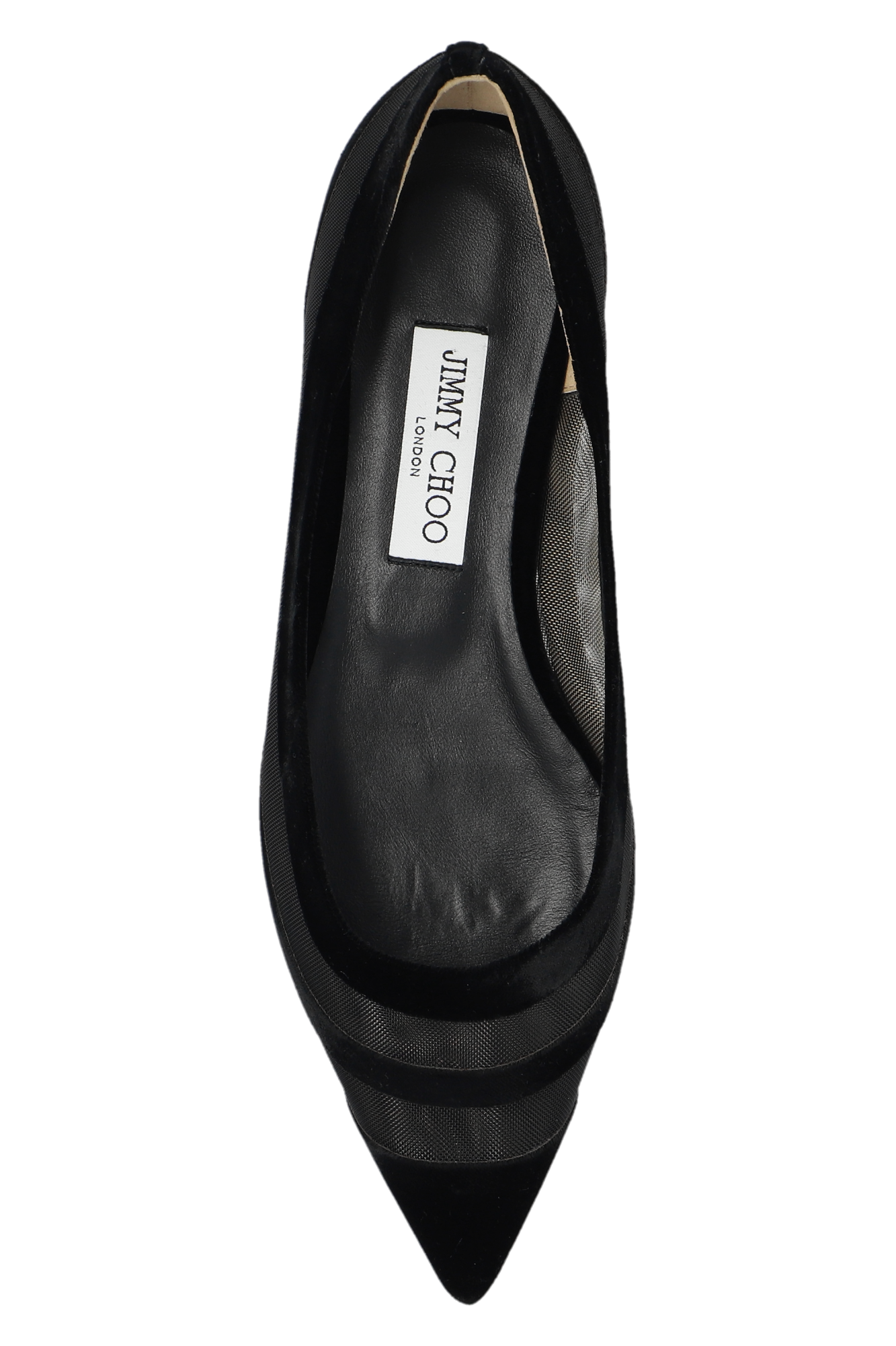 Jimmy choo black on sale flats